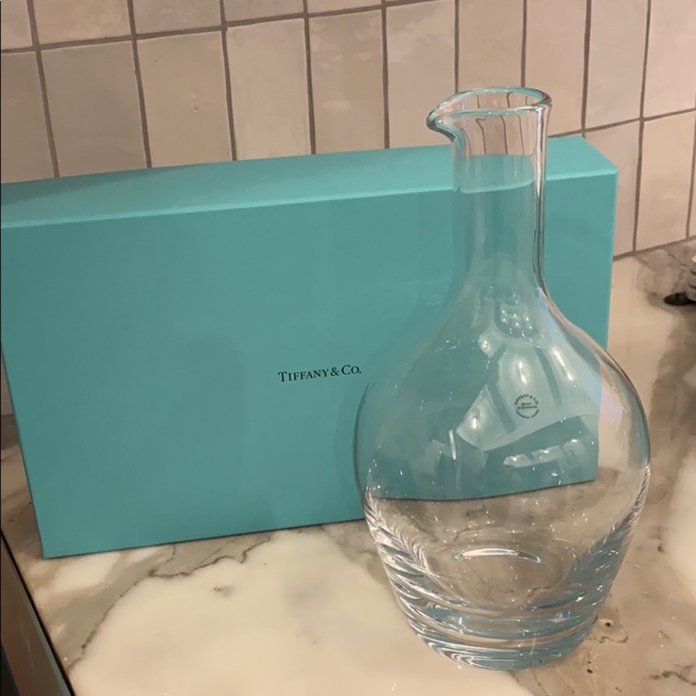 Tiffany and Co. Crystal Glass Decanter
